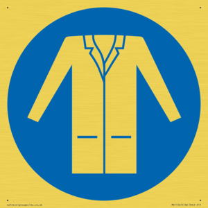 Custom Mandatory: Wear a lab coat